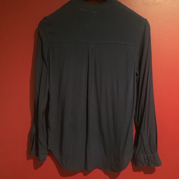 Aeropostale Collarless Casual Button down Shirt - Picture 5 of 5